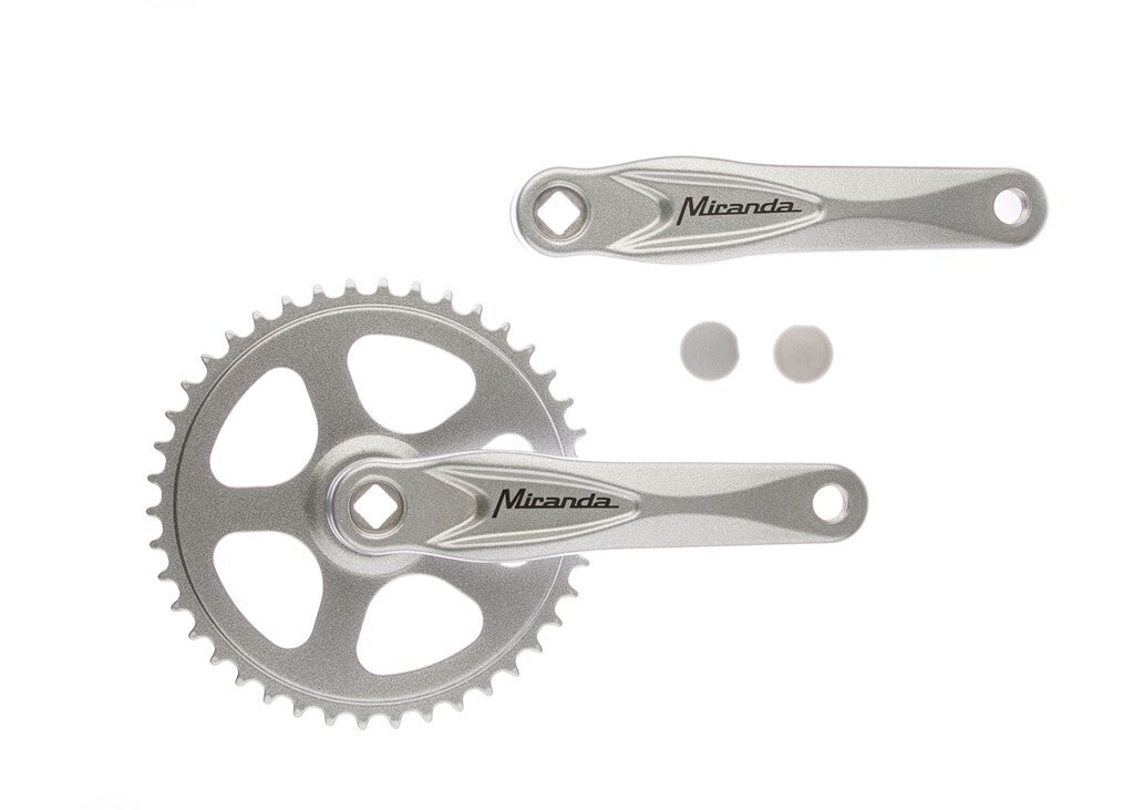 Miranda crankset alu zilver 44 tands 3 32 + 1 8 bulk