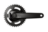 Miranda Delta-Kurbelgarnitur 38 Zähne + Scheibe 9,5 cm, schwarz