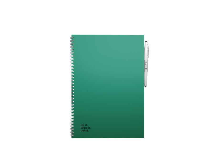 Moyu Notebook intercambiable Tapa dura A4 Forest Green