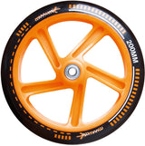 Muuwmi 2-Radkinder faltbar Fußbremse Schwarz Orange