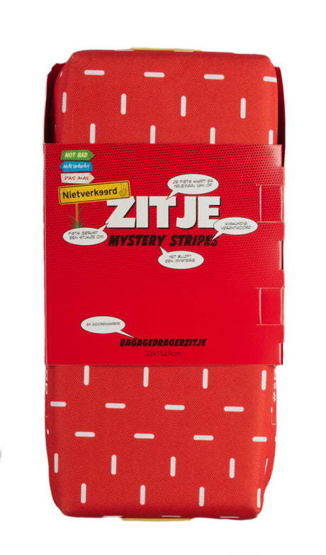 Buzaglo nicht falsches Sitzkissen für Gepäckträger Mystery Stripes