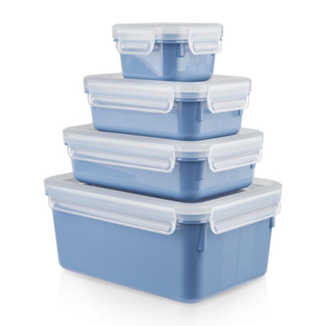 Tefal Masterseal Colour Aufbewahrungsbox-Set 4-teilig blau (0,2l, 0,55l, 0,8l, 2,2l)