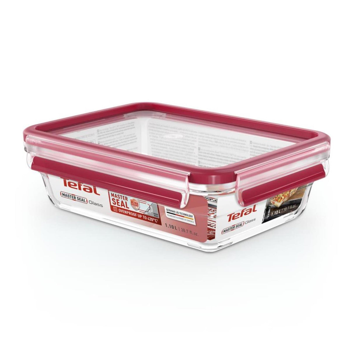 Tefal Master Seal Glas 1,1 l rechteckig