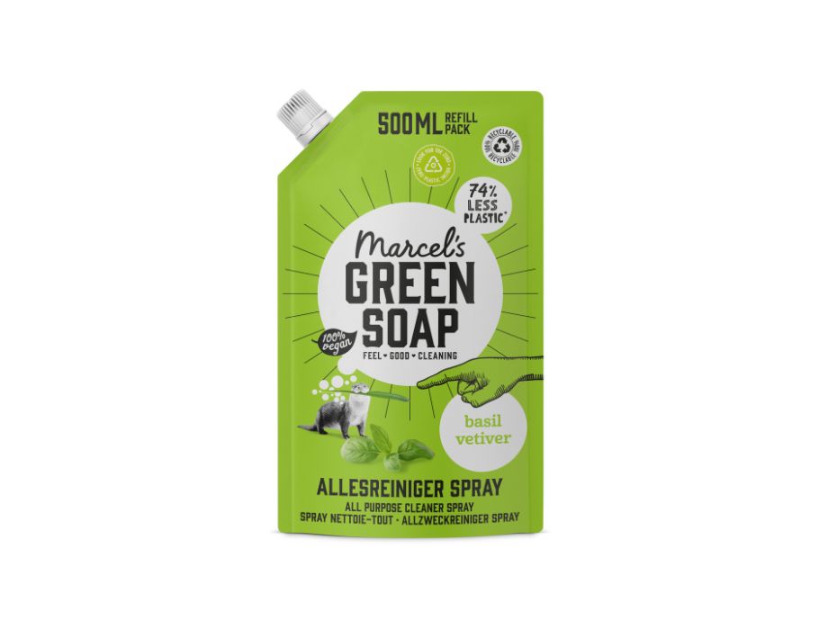 Marcels grüne Seife Nachfüllung - All Cleaner Spray - Basilikum Vetiver - 500 ml
