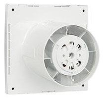 Nedco Badezimmer – Toilettenventilator S125T weiß 125 mm + Timer – 8610055