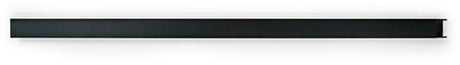 Nedis Kabelmanagement | Rohr | 1 Stück | maximale Kabelstärke: 25 mm | Aluminium | schwarz - cmdt5025bk110
