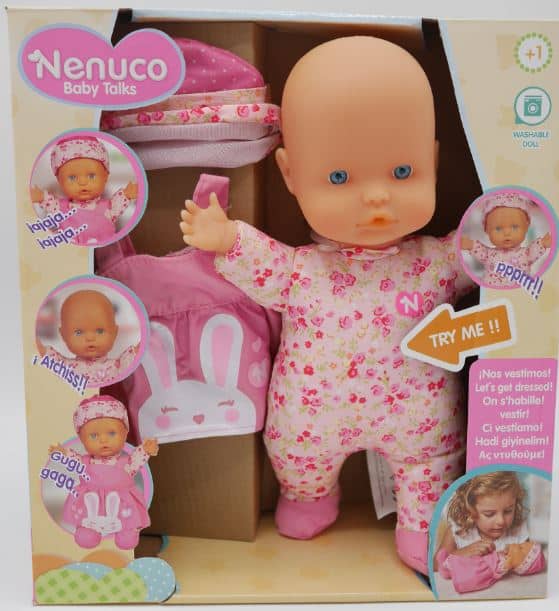 Famosa Nenuco Babypuppe mit verschiedenen Geräuschen und zusätzlicher Kleidung
