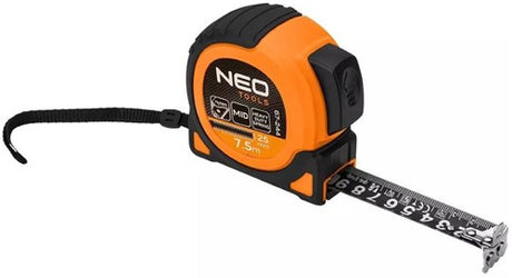 Neo | Maßband Maßband | Gummi | schwarz | 7,5 Meter – 25 mm – 6453144
