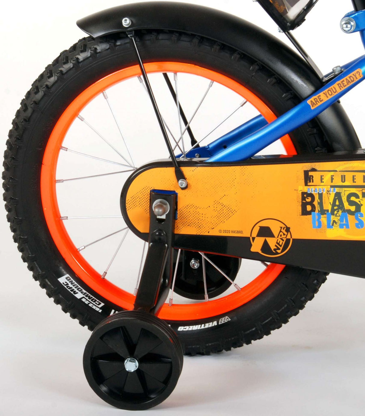 Nerf Kinderfahrrad - Jungen - 16 Zoll - Satinblau