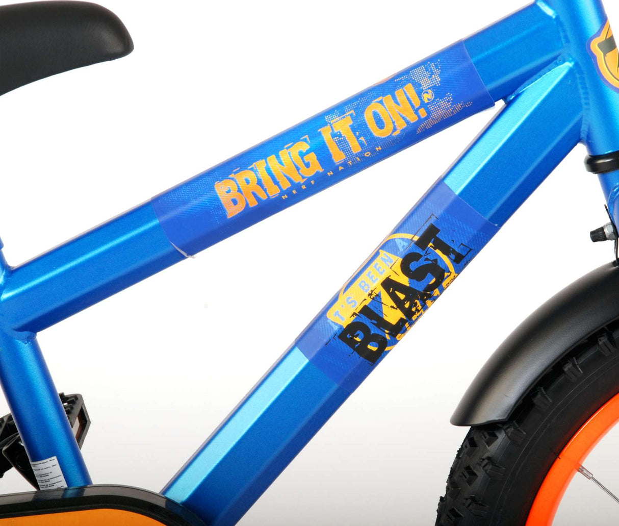 Nerf Kinderfahrrad - Jungen - 16 Zoll - Satinblau