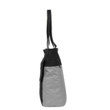 Bike Carbon wasserabweisende Shopper-Fahrradtasche 21l grau
