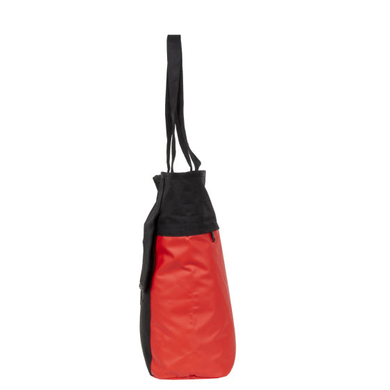 Bike Carbon wasserabweisende Shopper-Fahrradtasche 21l rot