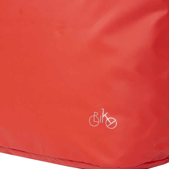 Bike Carbon wasserabweisende Shopper-Fahrradtasche 21l rot