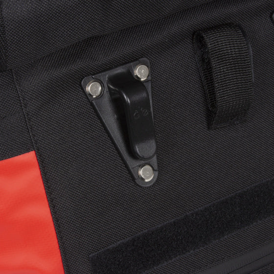 Bike Carbon wasserabweisende Shopper-Fahrradtasche 21l rot