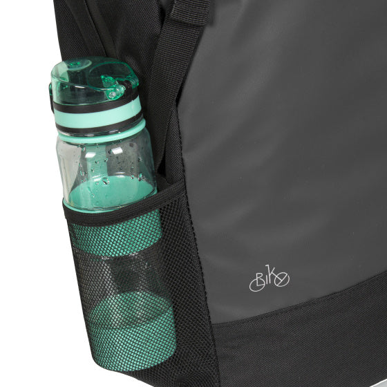 Bike Carbon wasserabweisende Fahrrad-Umhängetasche 24l schwarz