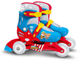 Nickelodeon Paw Patrol Einstellbare zwei in einer Skate-Größe 27-30