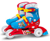 Nickelodeon Paw Patrol Einstellbare zwei in einer Skate-Größe 27-30