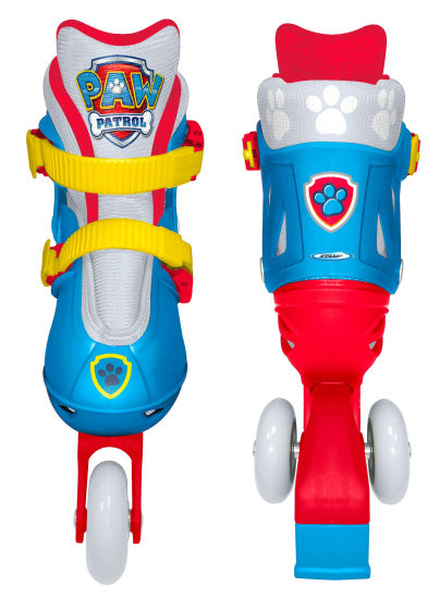 Nickelodeon Paw Patrol Einstellbare zwei in einer Skate-Größe 27-30