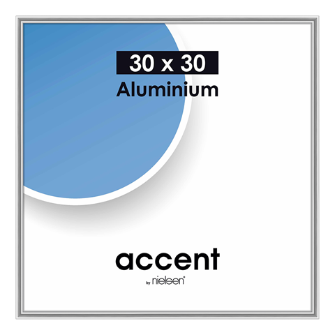 Nielsen Design Nielsen fotoram 54123 Accent Glossy Silver 30x30 cm