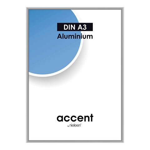 Nielsen Design Nielsen Fotoram 59748 Accent Mat Silver 29.7x42 cm