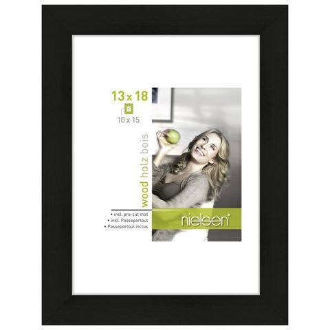 Nielsen Design Nielsen Photo frame 8988001 Apollon Black 13x18 10x15 cm