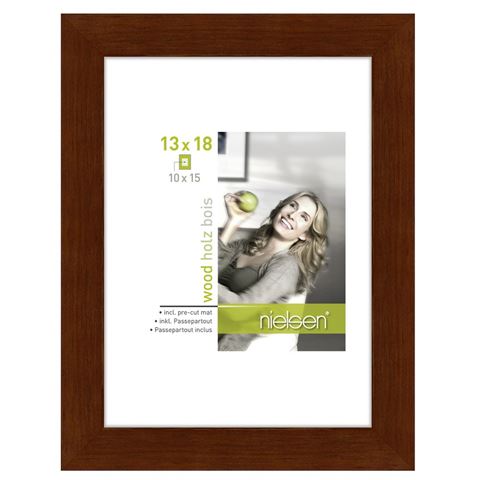 Nielsen Design Nielsen Photo frame 8988004 Apollon Wenge 13x18 10x15 cm