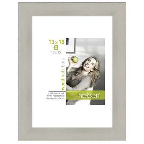 Nielsen Design Nielsen Photo Frame 8988005 Apollon Silver 13x18 10x15 cm