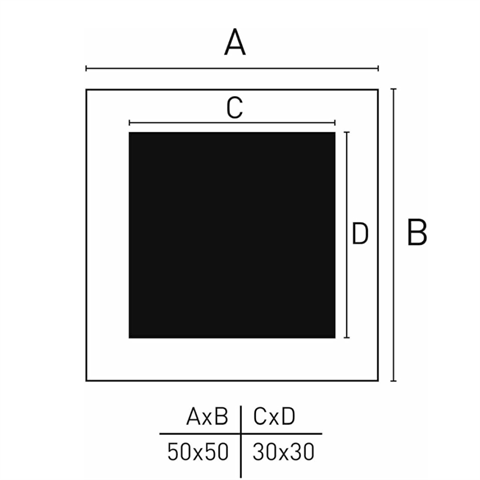 Nielsen Design Nielsen Fotorahmen 8988054 Apollon Weiß 50x50 30x30 cm