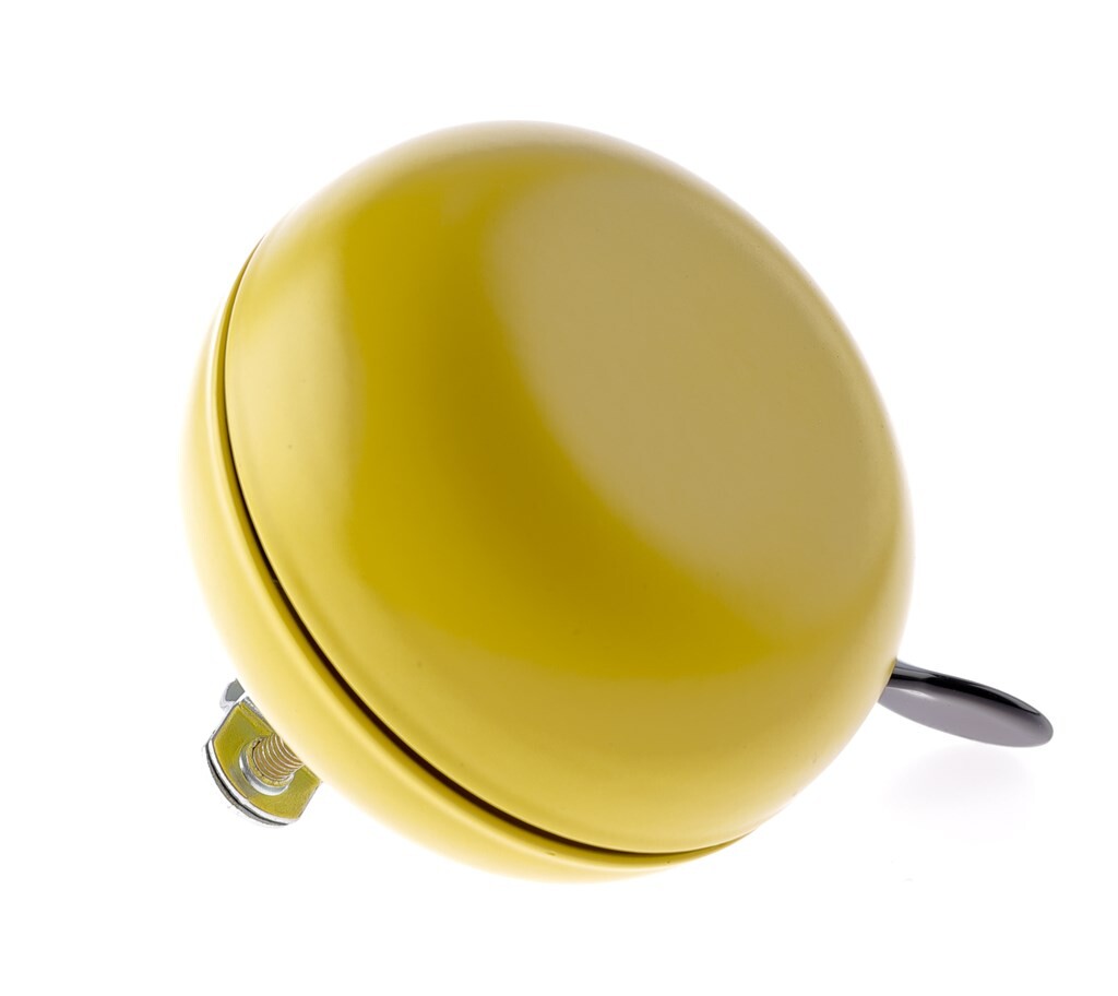 Bike Bell Ding-dong-Stahl 80 mm Gelb