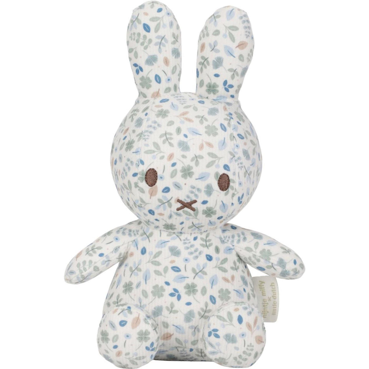 Little dutch nijntje x lucky all-over knuffel - 20 cm - leaves