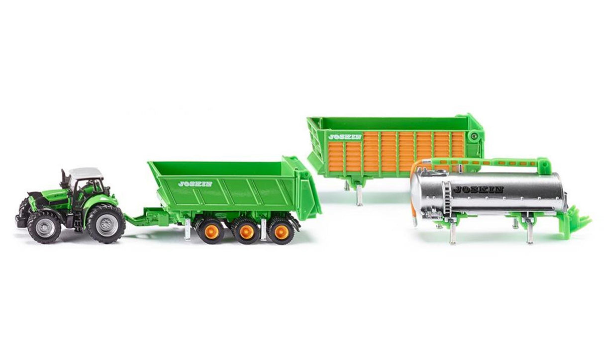 Siku 1848 Traktor Deutz mit Joskin-Set