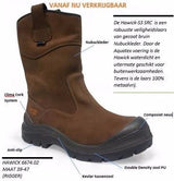 No risk werklaars hawick aqua-tex xw 1674.02 metaalvrij s3 | bruin | maat 48 - 00.071.011.48