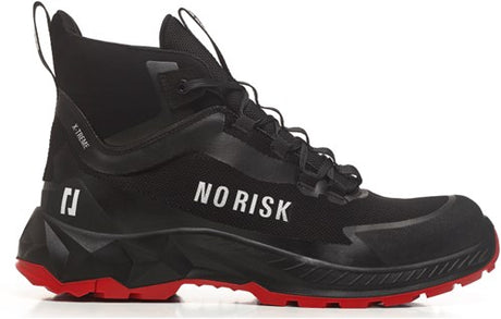No risk x-treme mid black red 1057.10 s3l | zwart rood | maat 47 - 5607421134472