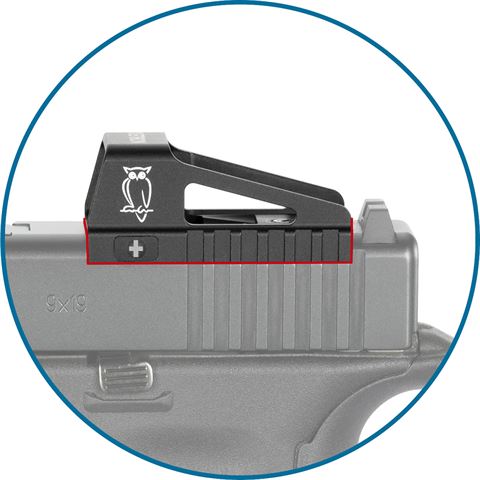 Noblex e-optics noblex red dot nv 1x23 os for glock mos (4.0 moa)