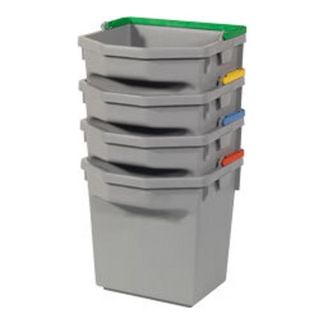 Numatic grauer Eimer mit gelbem Griff (5 Liter)