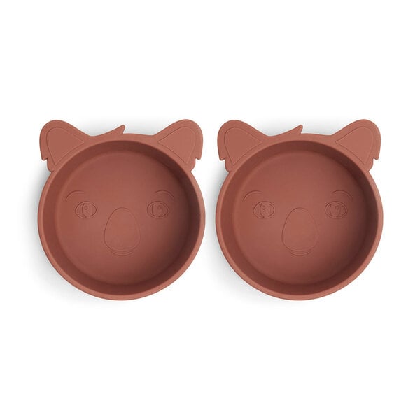 Nuuroo nuuroo Alex silicone déif Plate 2-Pack Koala