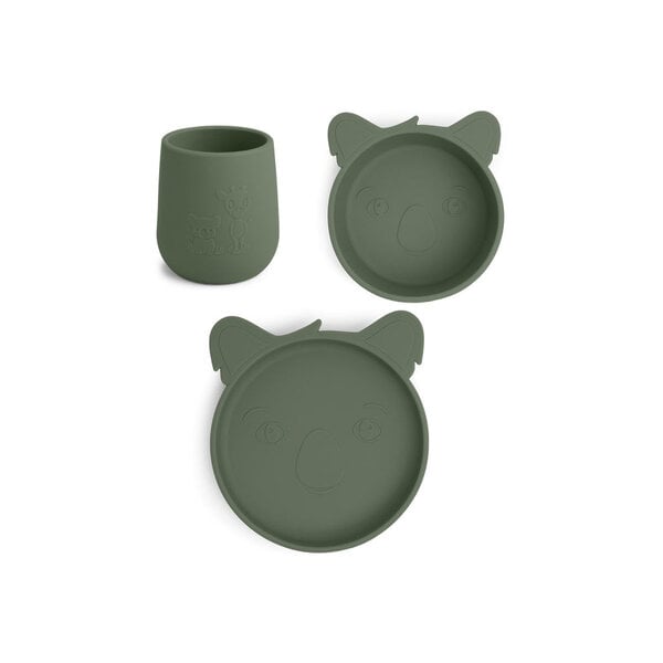 Nuurooo Nuuroo Judi Silicone Dinner Set 3-Pack Koala