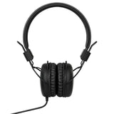 Nedis HPWD1100BK Kabelgebundene Kopfhörer On-Ear, faltbar, 1,2 m Rundkabel, Schwarz