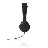 Nedis HPWD1100BK Kabelgebundene Kopfhörer On-Ear, faltbar, 1,2 m Rundkabel, Schwarz