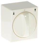 Aufputz-Jalousie-Drehschalter cremefarben - 4660100