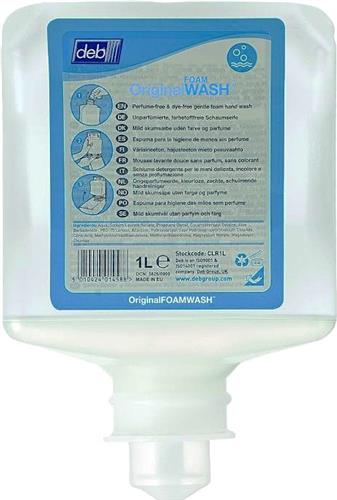 Deb Original Schaumwaschmittel, 1 l, Schachtel mit 6 Stück