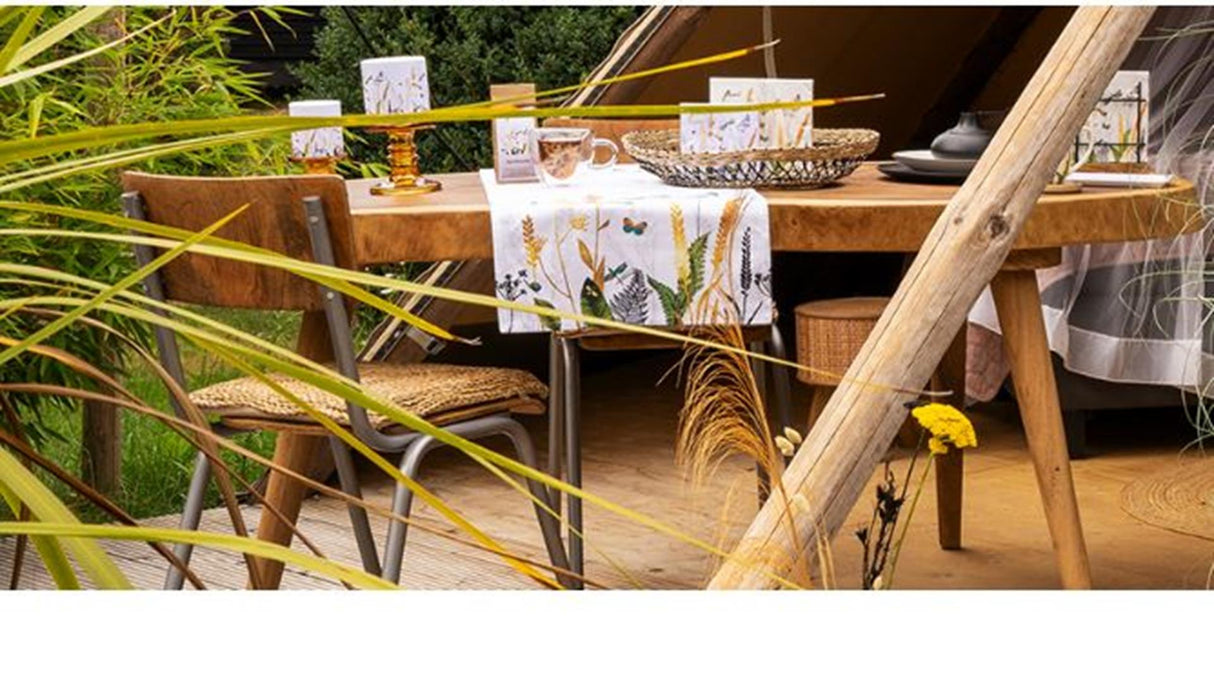 Ambiente Becher Zierblumen weiß