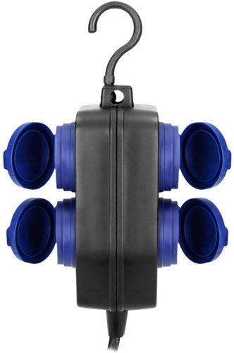 Enzo Orno Hängekupplung schwarz IP44 H05 3x1,5qmm 10m 4V mit Ventil - 6871981
