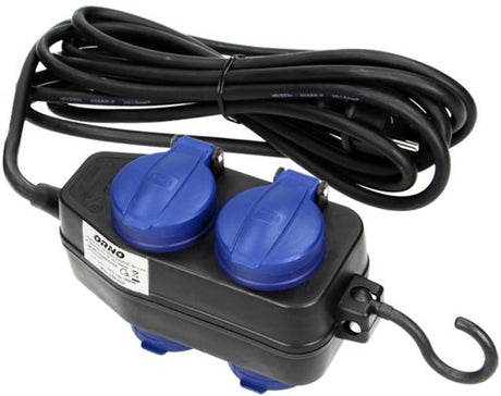 Enzo Orno Hängekupplung schwarz IP44 H05 3x1,5qmm 10m 4V mit Ventil - 6871981