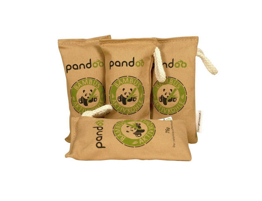 Pandoo Lufterfrischer – Bambuskohle – 4 x 75 g