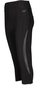 Papillon Capri 3 4 Sport Legging Ladies Schwarz Größe xxl