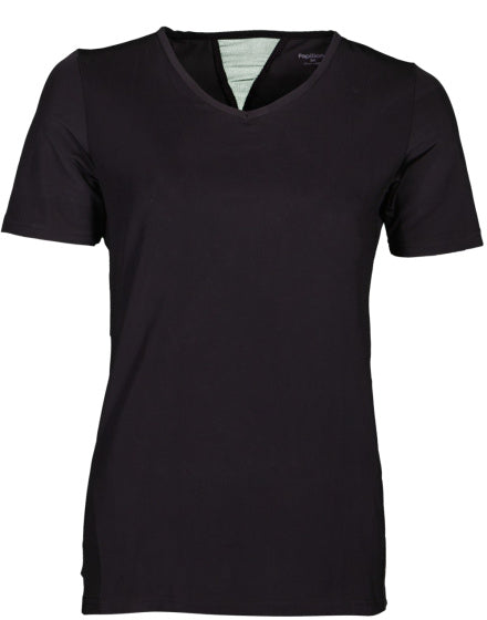 Papillon Fitness Shirt S Sl V-Ausschnitt Damen Schwarz Größe xxl
