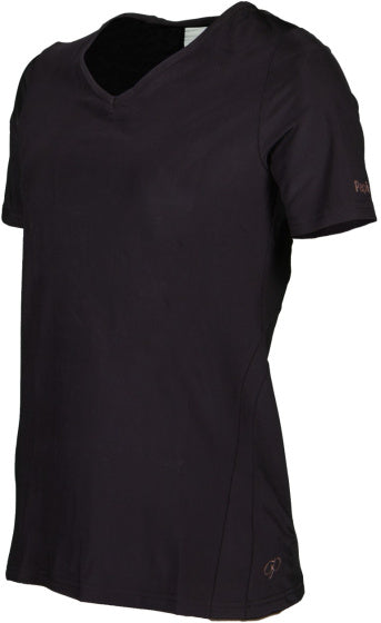 Papillon Fitness Shirt S Sl V-Ausschnitt Damen Schwarz Größe 3xl