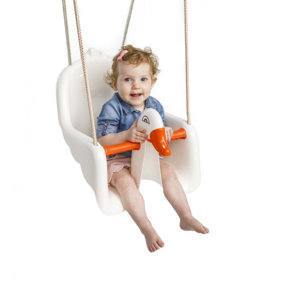 Paradiso -Spielzeug Babyp Swing Seat Schwanweißorange