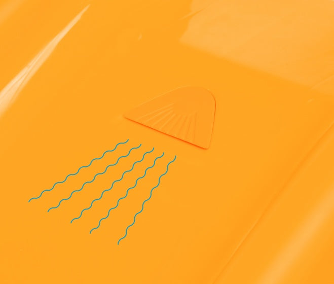 Paradiso -Spielzeuge rutschen 133,8 cm orange Grün